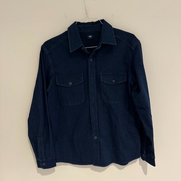 Uniqlo Other - Uniqlo Blue Denim Overshirt Size Small Like New